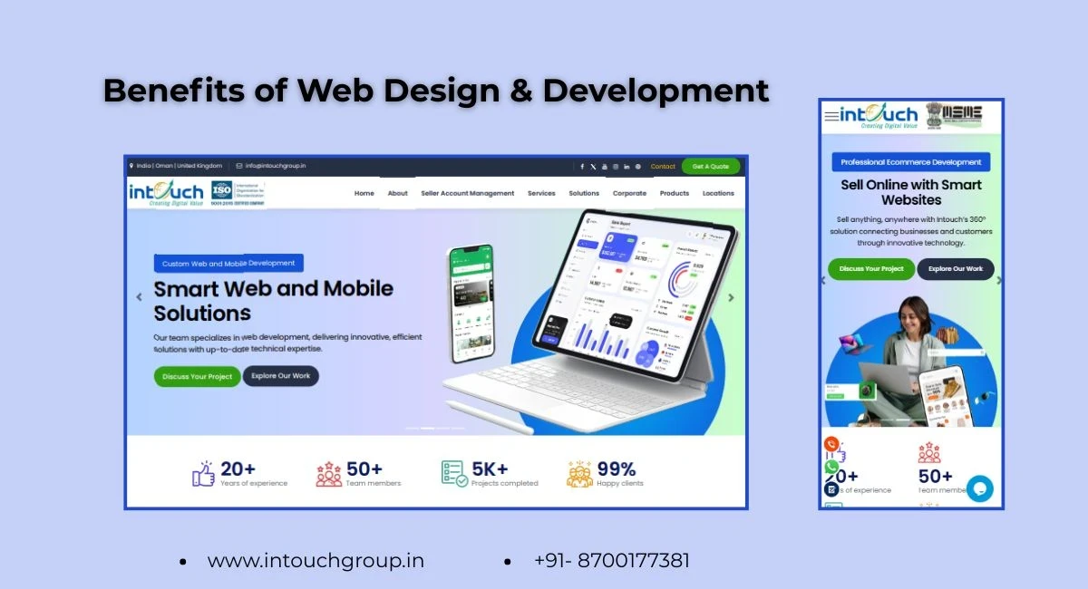 Benefits of Web Design & Development for Businesses